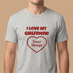 Ich liebe mein Freundinnen-Foto Tri-Blend Shirt