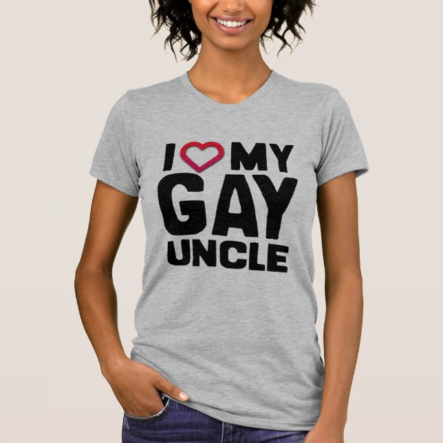 ICH LIEBE MEIN GAY UNCLE - T-Shirt (Vorderseite)
