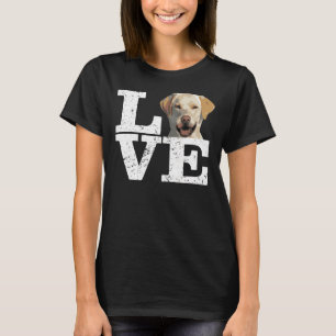 Ich Liebe mein Gelbe Labrador Labrador Retriever D T-Shirt