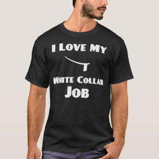 Ich Liebe mein Geschenk von meinem weißen Collar J T-Shirt