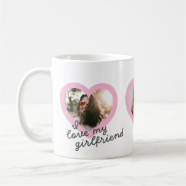 Ich Liebe mein Girlfriend Custom Pink Valentines F Kaffeetasse