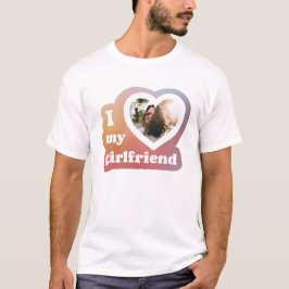 Ich Liebe mein Girlfriend Custom Retro Valentines T-Shirt