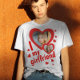 Ich Liebe mein Girlfriend-Foto T-Shirt (Von Creator hochgeladen)