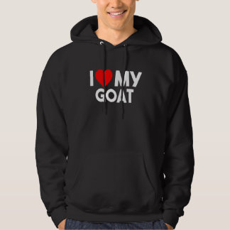 Ich Liebe mein Goa-Animal-Paar passt Hoodie