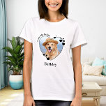 Ich Liebe mein Golden Retriever Hund Heart Pet Fot T-Shirt<br><div class="desc">Nimm deine beste Freundin mit, wo immer du hingehst mit diesem goldenen Retriever Foto Liebhaber Shirt! Ein Muss für jeden Hundefreund, Hundemama und Hundedad! Ein Spaß I Liebe Mein Hund, dieses Shirt zitieren "I Liebe My Golden" Retriever. Personalisieren Sie mit dem Foto und dem Namen Ihres Hundes. COPYRIGHT © 2022...</div>