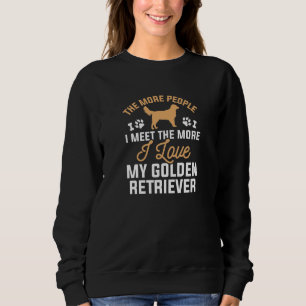 Ich Liebe mein goldener Retriever Sweatshirt