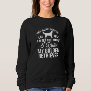 Ich Liebe mein goldener Retriever Sweatshirt
