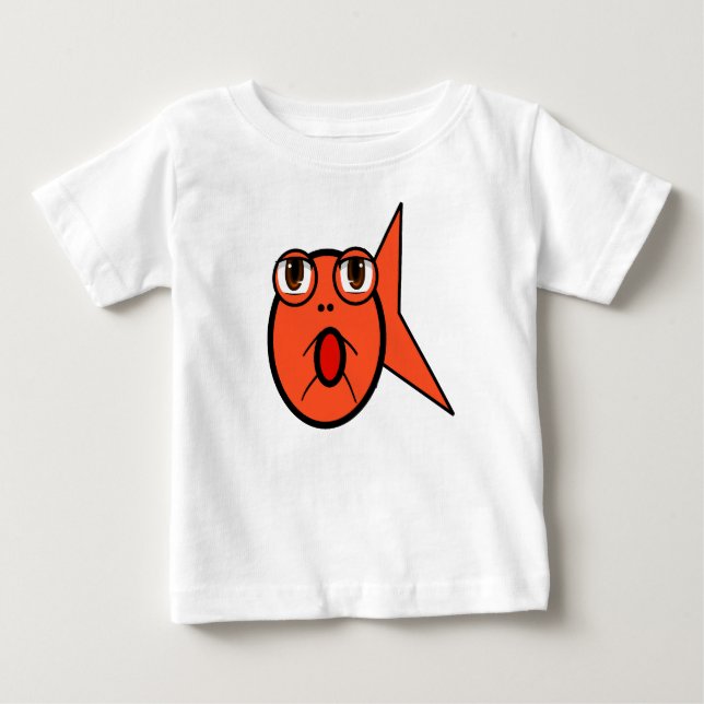 Ich Liebe mein Goldfisch Baby T-shirt (Vorderseite)