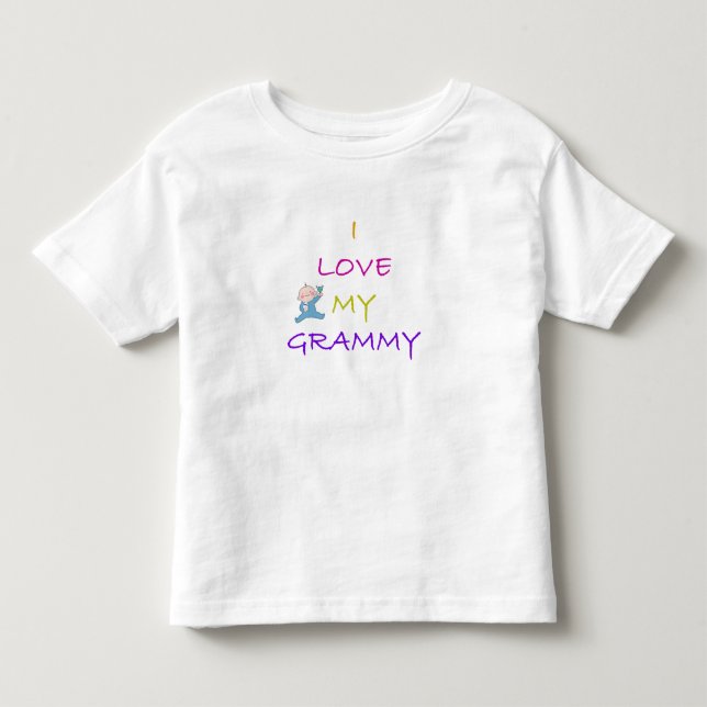 Ich Liebe mein Grammy Kleinkind T-shirt (Vorderseite)