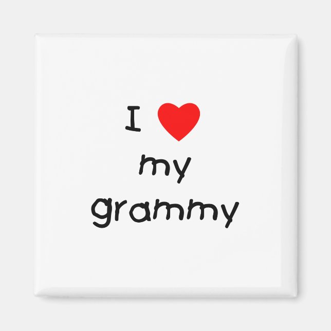 Ich Liebe mein Grammy Magnet (Vorne)