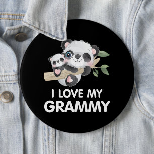 Ich Liebe mein Grammy Niedlich Baby und Erwachsene Button