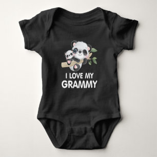 Ich Liebe mein Grammy Niedlich Baby und Erwachsene Strampler