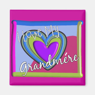 Ich Liebe mein Grandmere (FRANZÖSISCH) Magnet