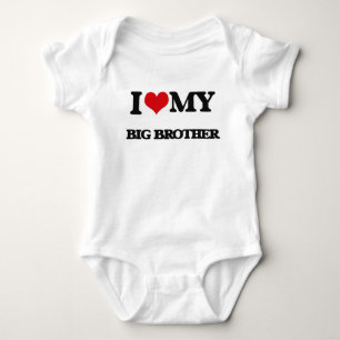 Ich Liebe mein großer Bruder Baby Strampler
