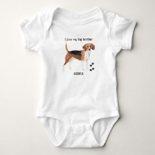 Ich Liebe mein großer Bruder Beagle Hund für Baby Strampler