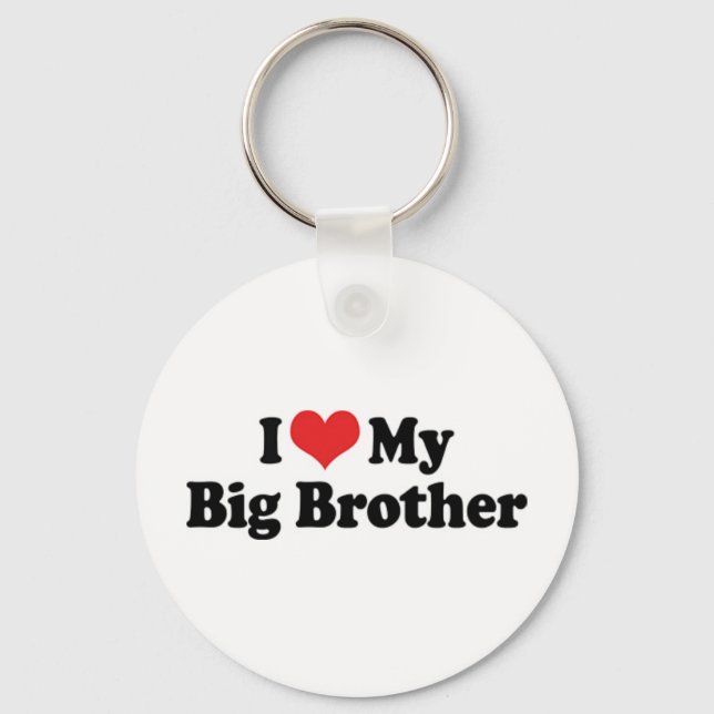 Ich Liebe mein großer Bruder Schlüsselanhänger (Vorderseite)