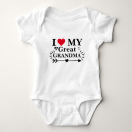 Ich Liebe mein großes Oma Niedliches Geschenk Baby Strampler