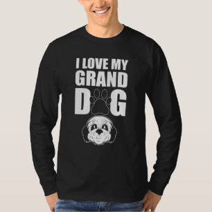 Ich Liebe mein Großhund Hund Oma Großkinder T-Shirt
