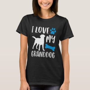 Ich Liebe mein Großhund Labrador Retriever Dog Oma T-Shirt