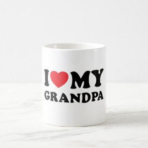 Ich-Liebe-mein-Großvater Kaffeetasse
