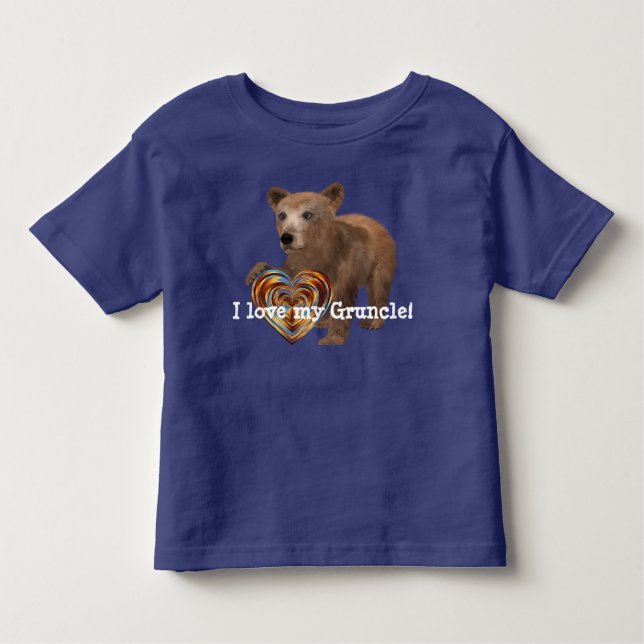 "Ich Liebe mein Gruncle! " Kleinkind T-shirt (Vorderseite)