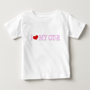 Ich Liebe mein GTR - Rosa Baby T-shirt