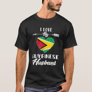 Ich Liebe mein Guyana-Ehemann Guyana T-Shirt
