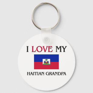 Ich Liebe mein haitianischer Opa Schlüsselanhänger