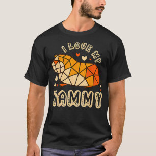 Ich Liebe mein Hammy Rodent Wheel Kleine Haustiere T-Shirt
