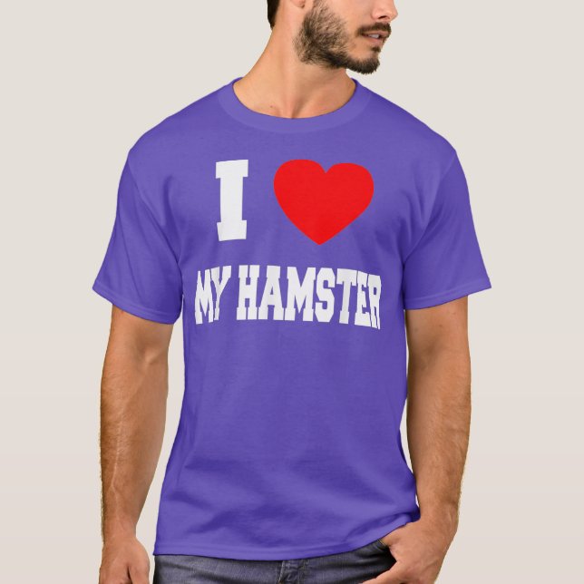Ich Liebe mein Hamster T-Shirt (Vorderseite)