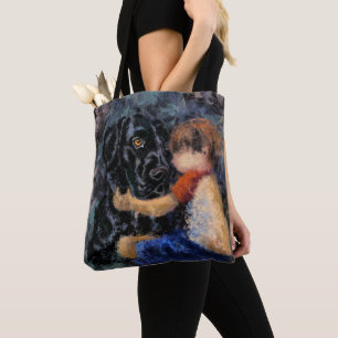 Ich Liebe mein Haustier - Abstrakte Kunst Moderne Tasche