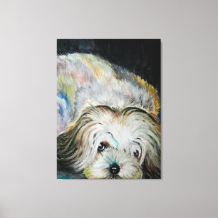 Ich Liebe mein Haustier Dog Canvas drucken Leinwanddruck