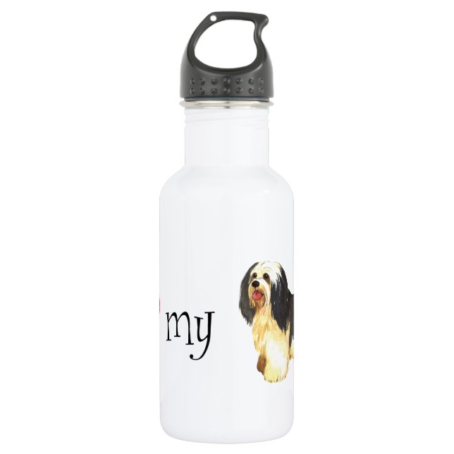 Ich Liebe mein Havanese Trinkflasche (Vorderseite)