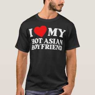 Ich Liebe mein heißer Asiatischer Freund Funny, ic T-Shirt