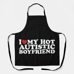 Ich Liebe mein heißer Autistischer Freund BF Autis Schürze