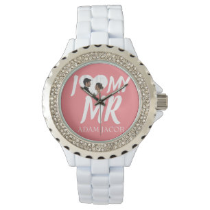 ICH LIEBE MEIN HERRN, COUPLE FOTO CUSTOMIZE ARMBANDUHR