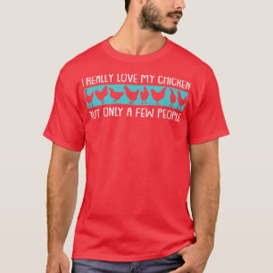 Ich Liebe mein Hühnergeflügel Bauer Landwirtschaft T-Shirt