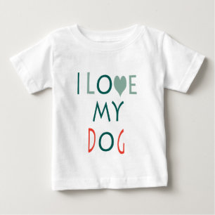 Ich Liebe Mein Hund Baby T-Shirt