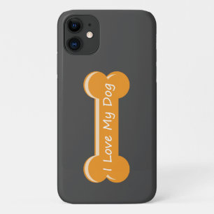 Ich Liebe mein Hund Dog Bone Case-Mate iPhone Hülle