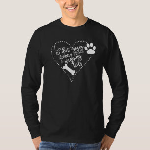 Ich Liebe mein Hund Haustier Sprichwort Zitate Wel T-Shirt