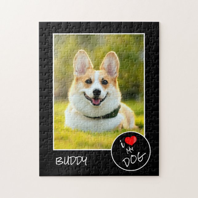 Ich Liebe mein Hund, individuelles Foto - Heimtier (Vertikal)