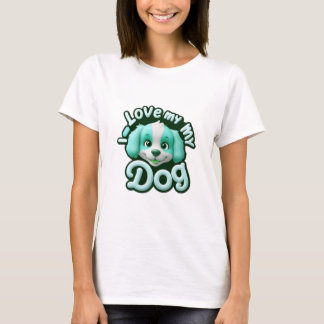 Ich Liebe mein Hund T-Shirt