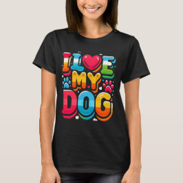 Ich Liebe mein Hund T-Shirt