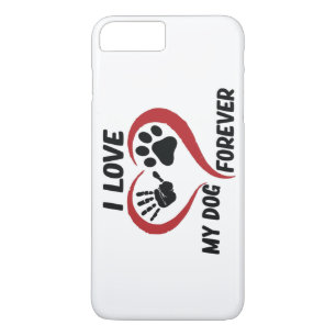 Ich Liebe mein Hundeschwerfer Kissen Case-Mate iPhone Hülle