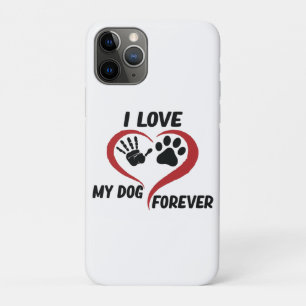Ich Liebe mein Hundeschwerfer Kissen Case-Mate iPhone Hülle