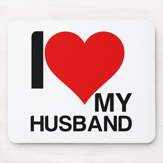 ICH LIEBE MEIN HUSBAND MOUSEPAD (Vorne)