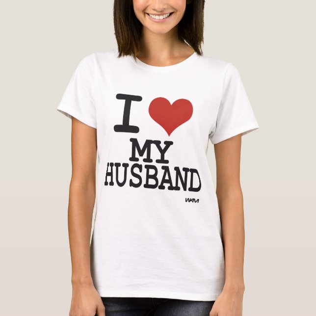 ICH LIEBE MEIN HUSBAND T-Shirt (Vorderseite)