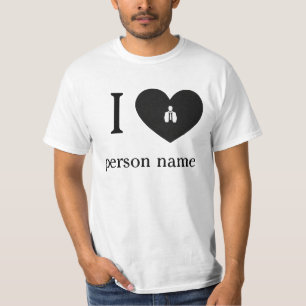 Ich liebe mein individuelles T-Shirt
