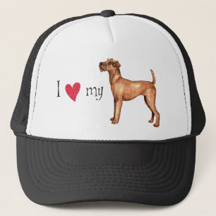 Ich Liebe mein Irisch Terrier Truckerkappe