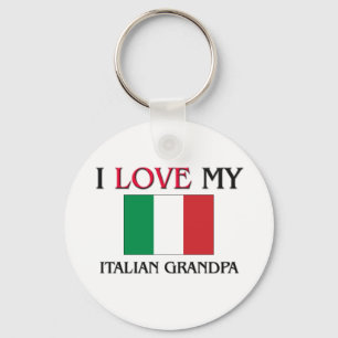 Ich Liebe mein italienischer Opa Schlüsselanhänger